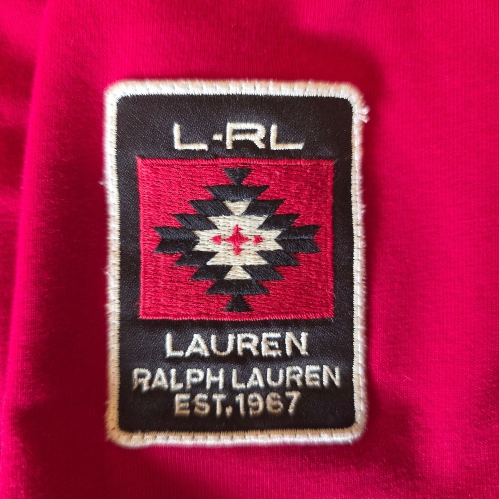 Lauren Ralph Lauren Active Women 1X Red Full Zip Hooded Jacket Southwest Patch - Picture 3 of 12